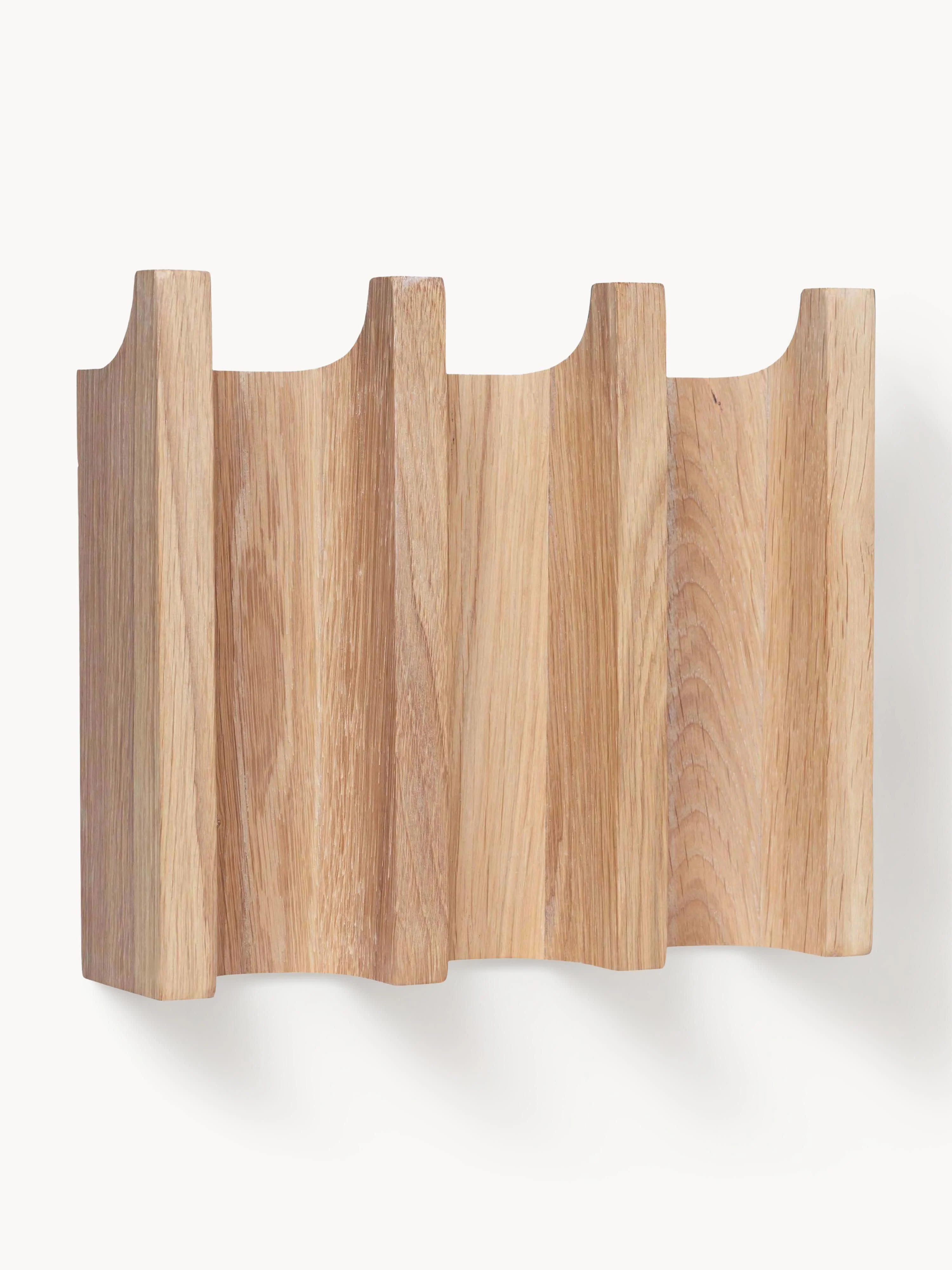 Wandgarderobe Column aus Eichenholz