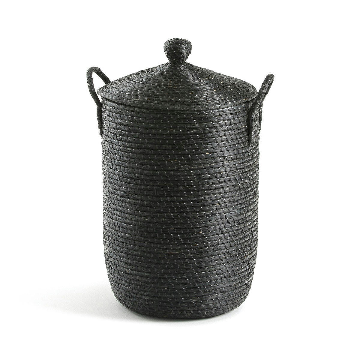 Panier à linge paille de riz tressée Honoka