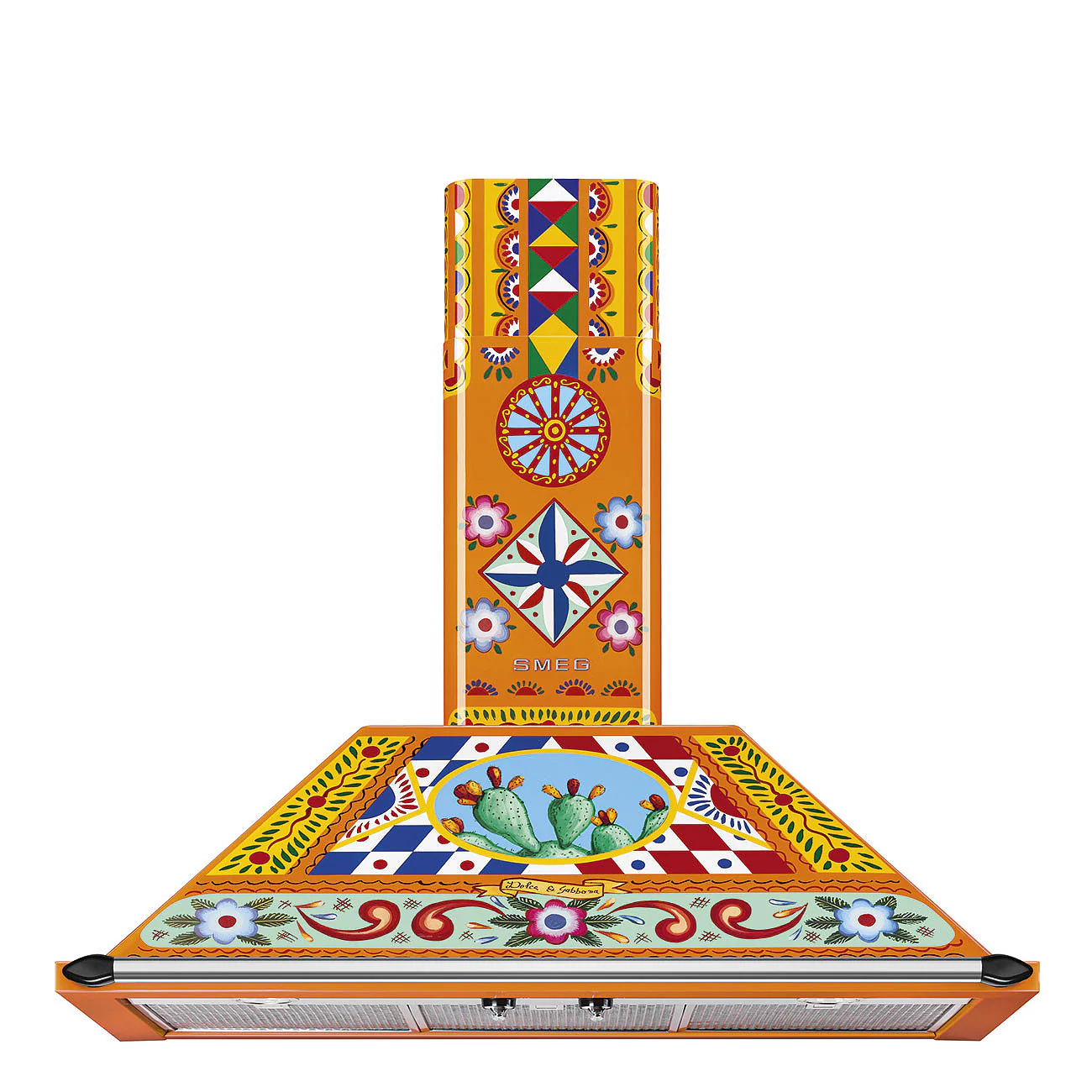 90cm Divina Cucina Chimney Hood Carretto