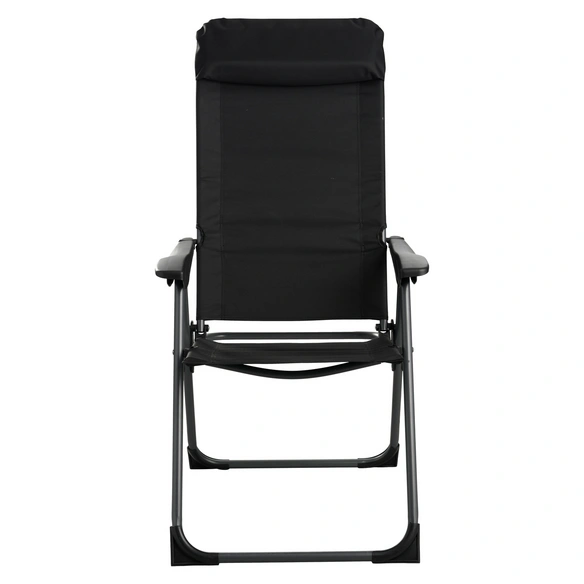 Gartenstuhl »Outfit«, für 1 Person, Klappfunktion, schwarz/ grau