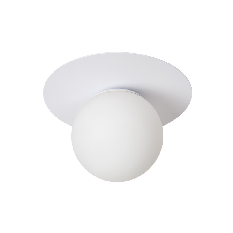 Plafonnier Tricia blanc Ø 25 cm E27 15 W LUCIDE