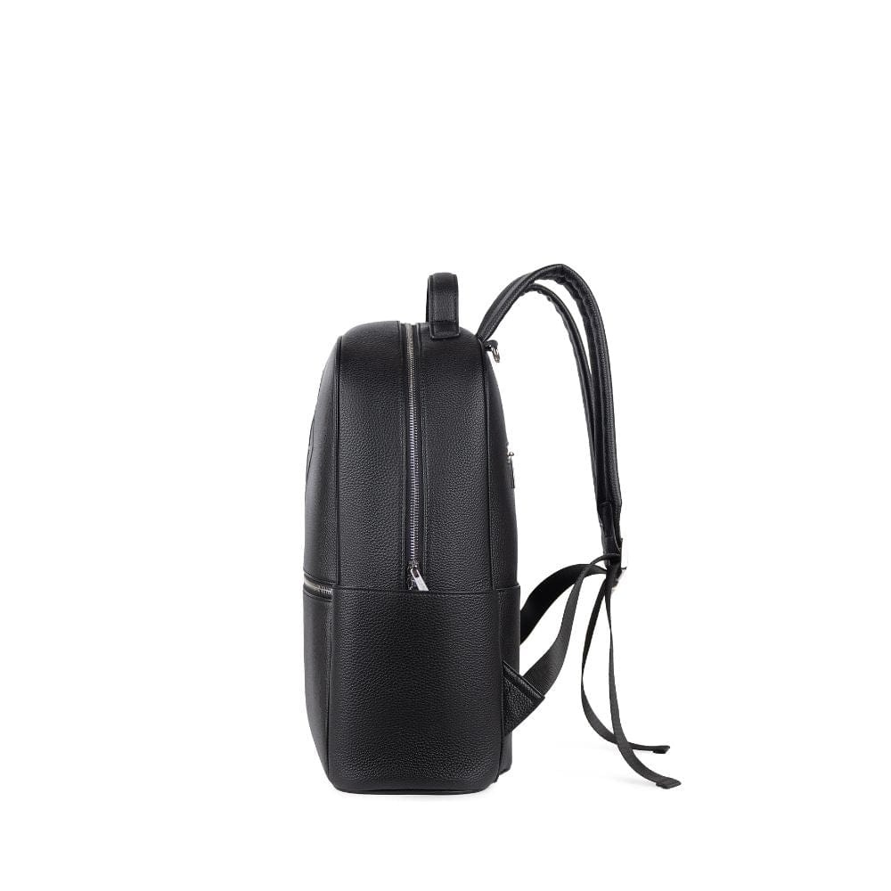 The Vicky - Black Maternity Backpack in Vegan Leather