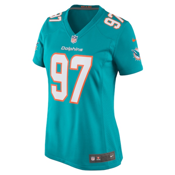 Rashard Lawrence Miami Dolphins Nike Women's Team Game Jersey -  Aqua