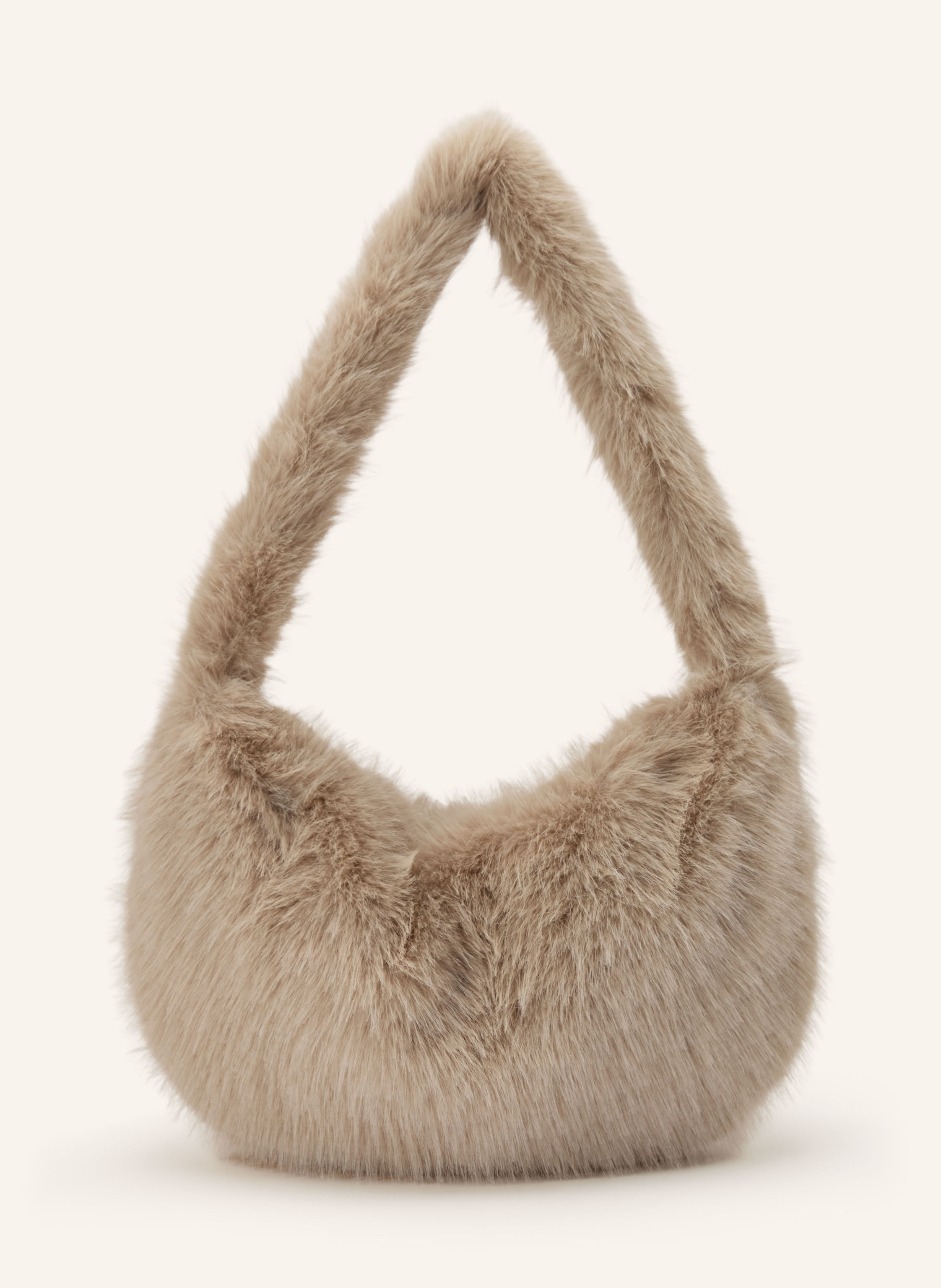 MRS & HUGS Schultertasche aus Kunstfell