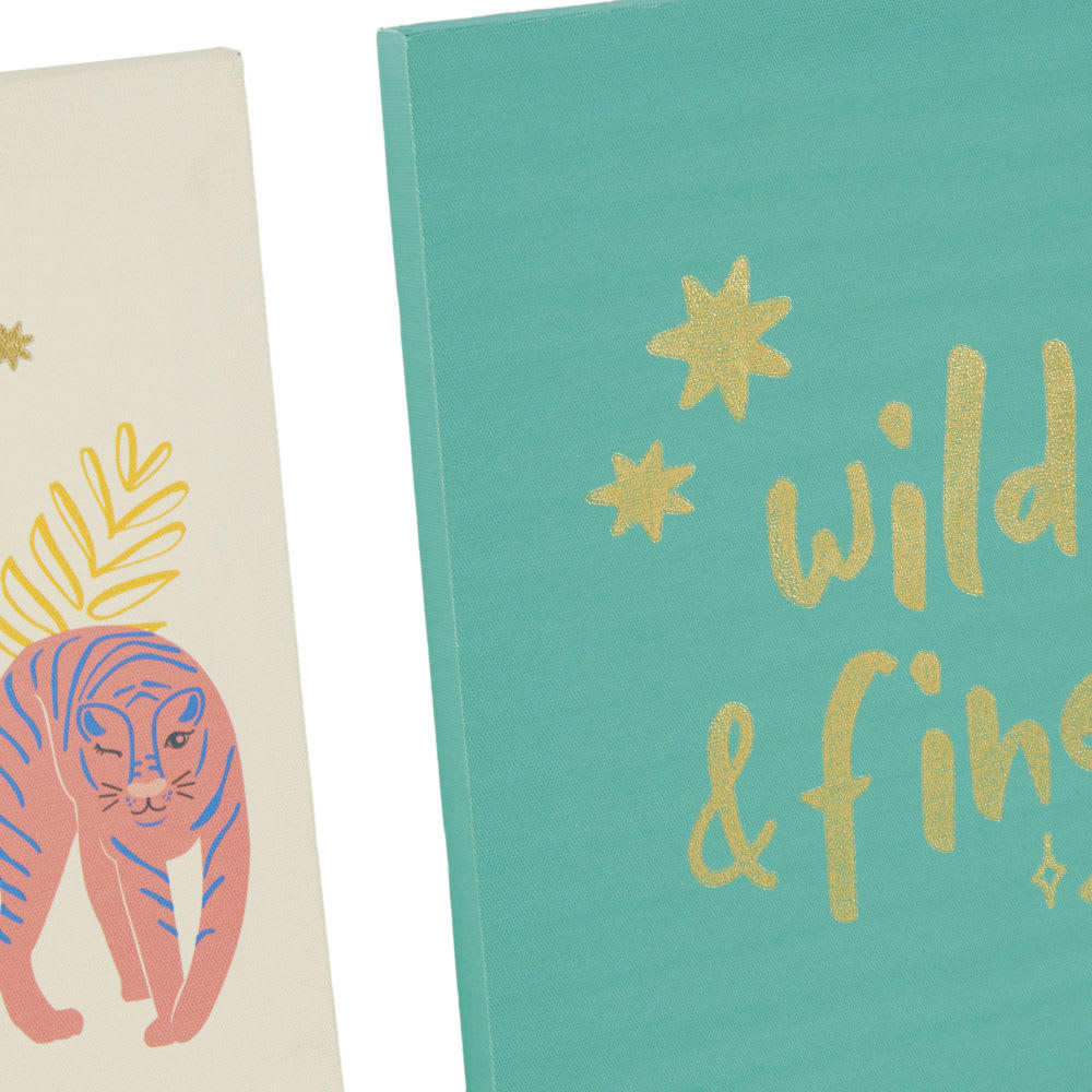 FABULOUS - Toiles imprimés multicolores (x3) 20x28