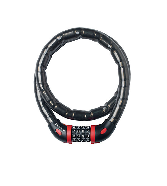 Câble articulé à clé de 1m x Ø 18mm Master Lock