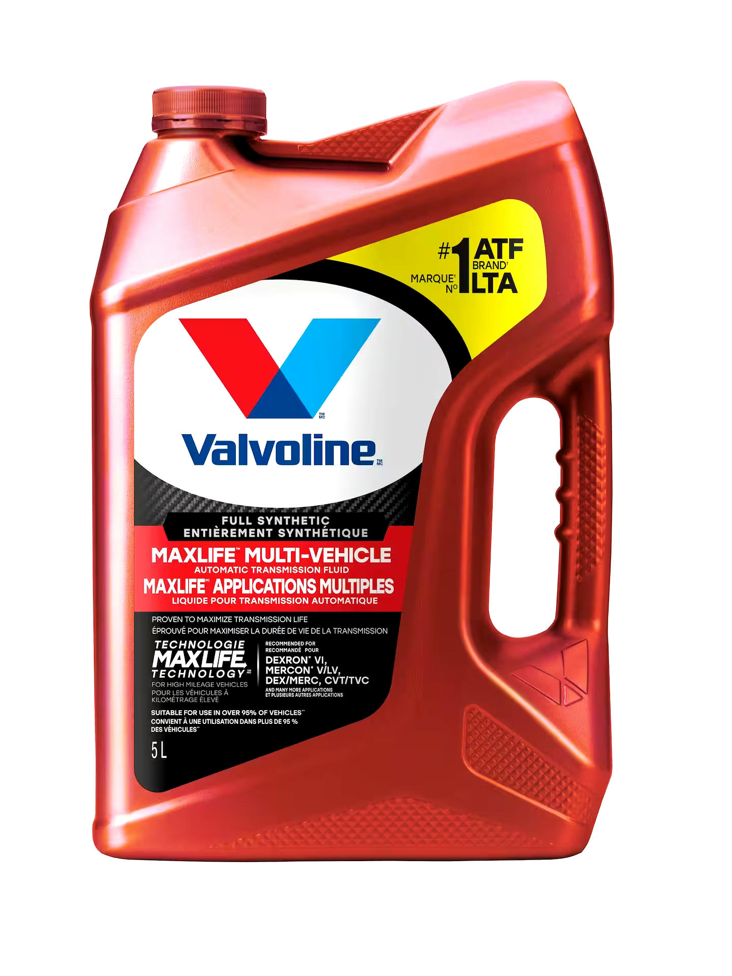 Valvoline MaxLife™ ATF Multi-Vehicle Full-Synthetic Automatic Transmission Fluid, 5-L