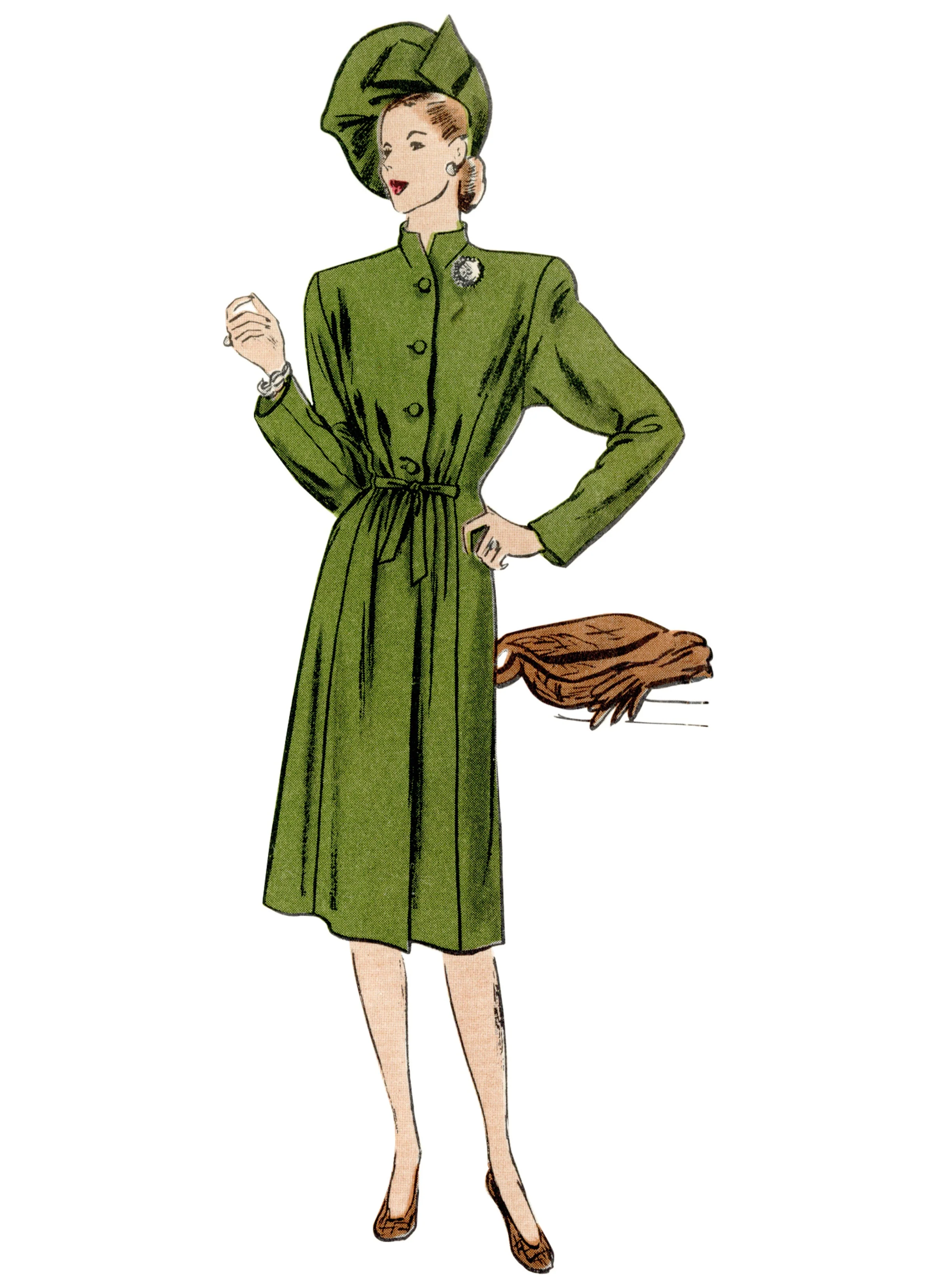 Voguepattern V1903 Misses' Coat