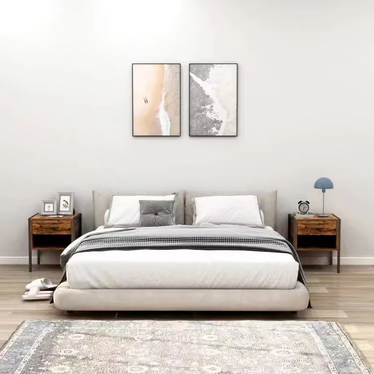 Industrial-style Nightstand (Set of 2)