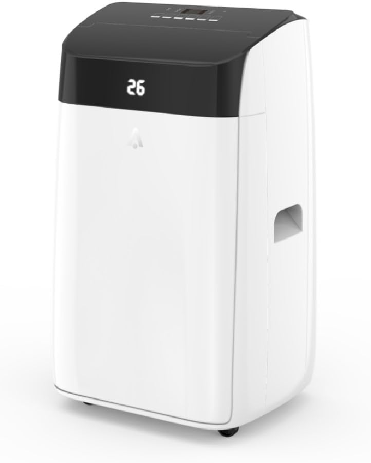 14000 BTU Portable Air Conditioner Cools up to 750 Sq.Ft, 3-in-1 Quiet Portable AC Unit with Remote Control & Installation Kits for Large Room, 3 Speed, Auto Swing, 24H Timer