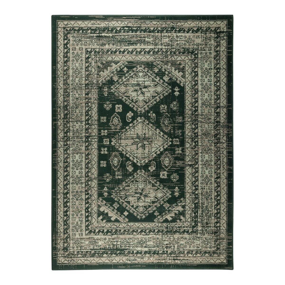 Interieur05 vintage vloerkleed Aila - groen - 160 x 230 cm