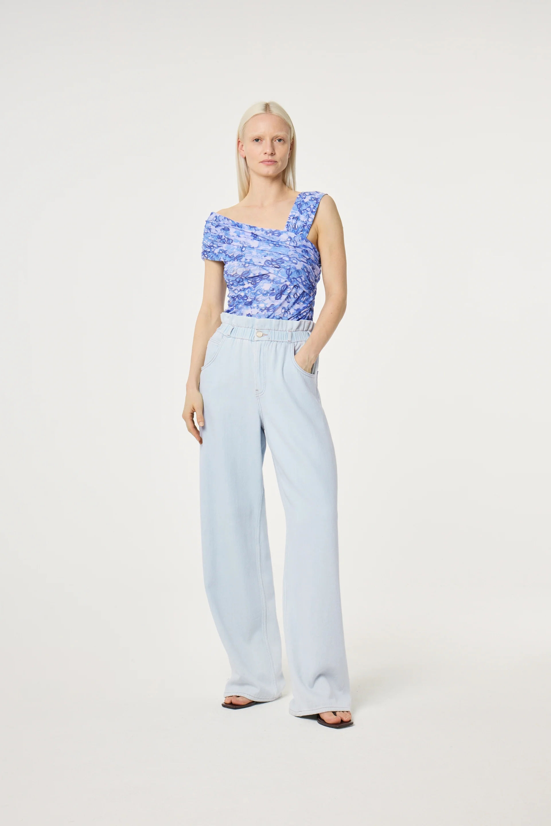 Bora Top | Blue/Cosy White