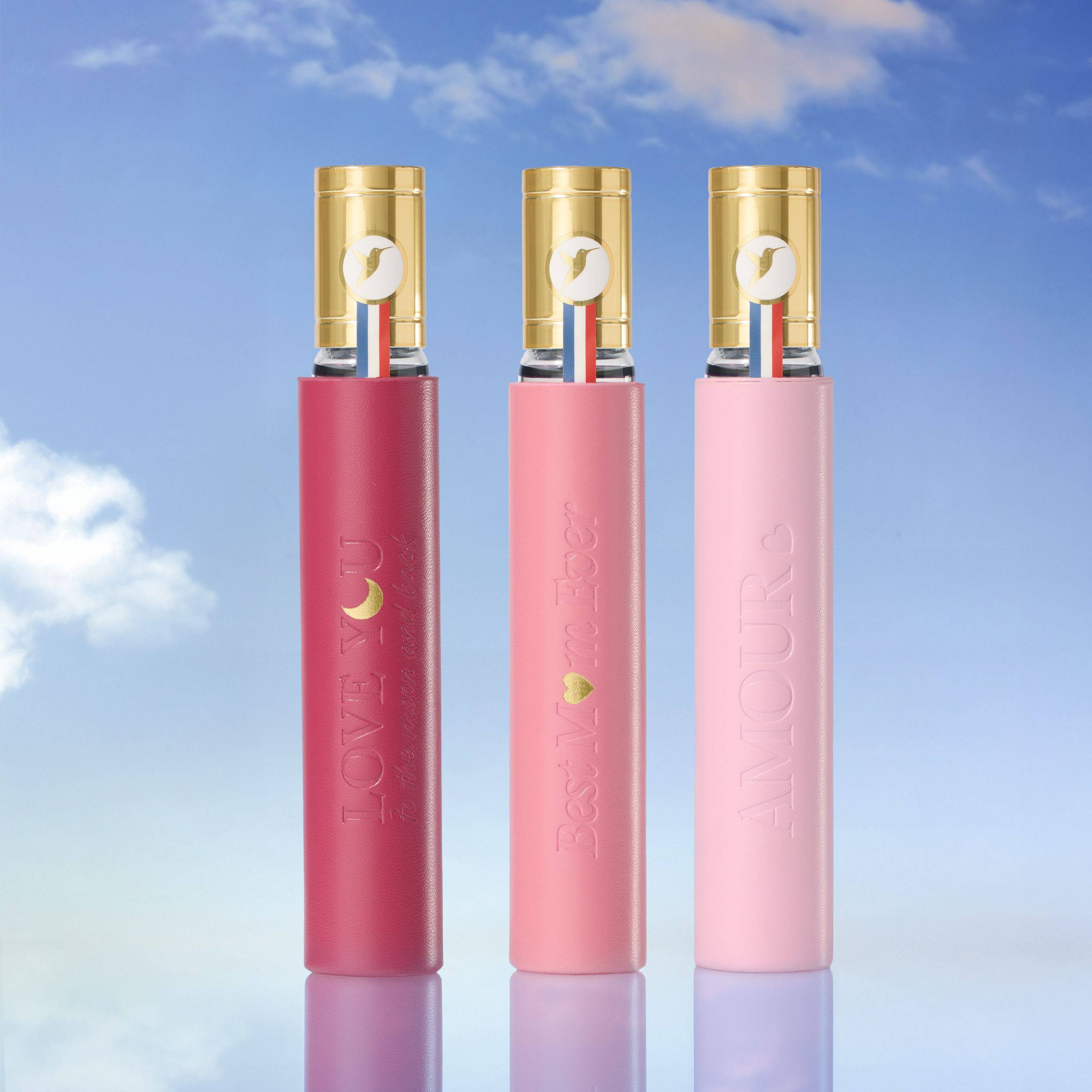 Etui à parfumEtui simili cuir - Love you to the moon and back