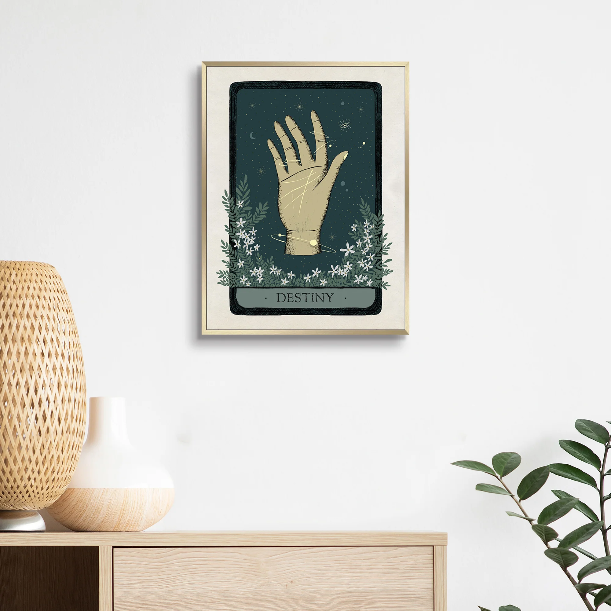 4MURS Tableau DESTINY coloris vert