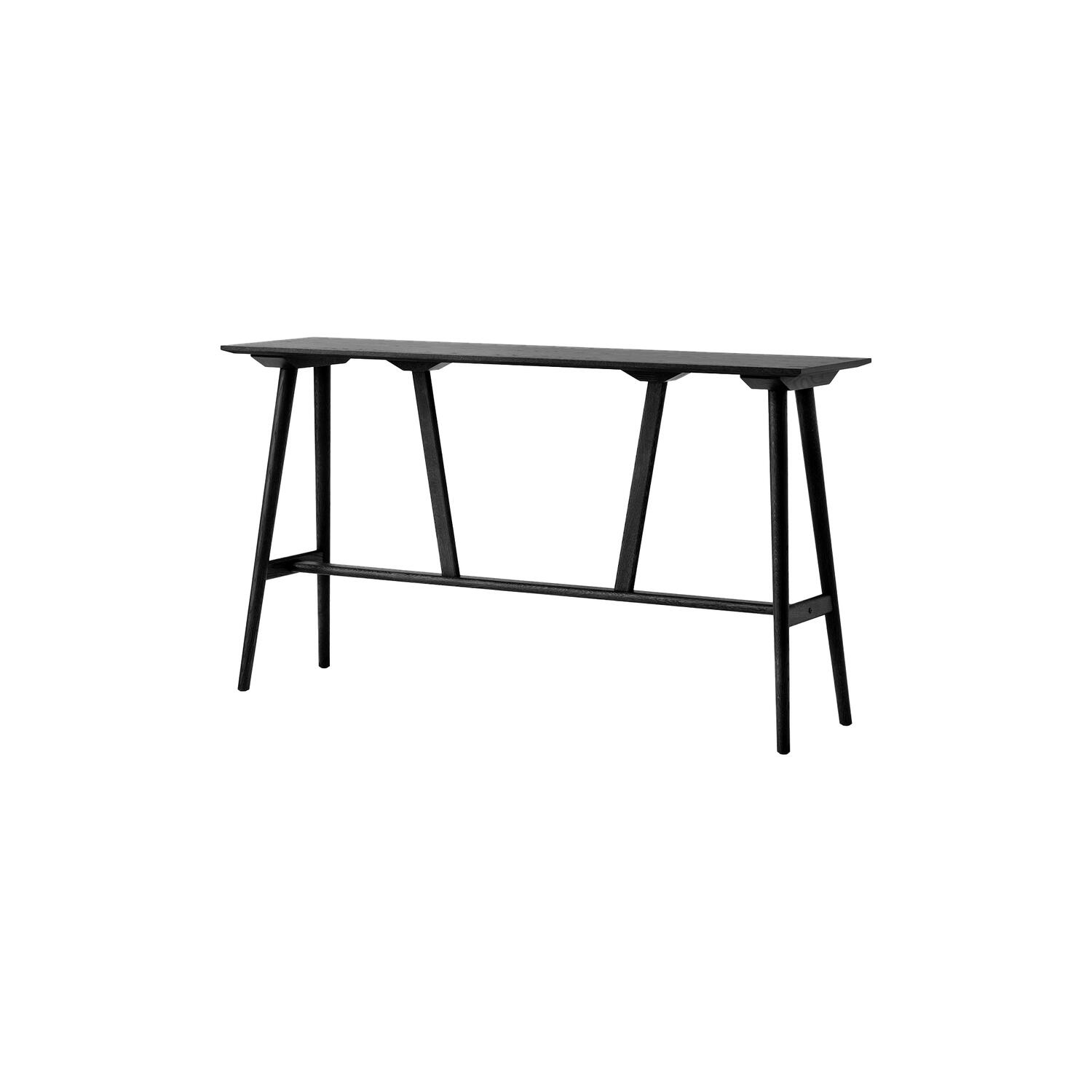 In Between SK27 Bar Table, black lacquered oak