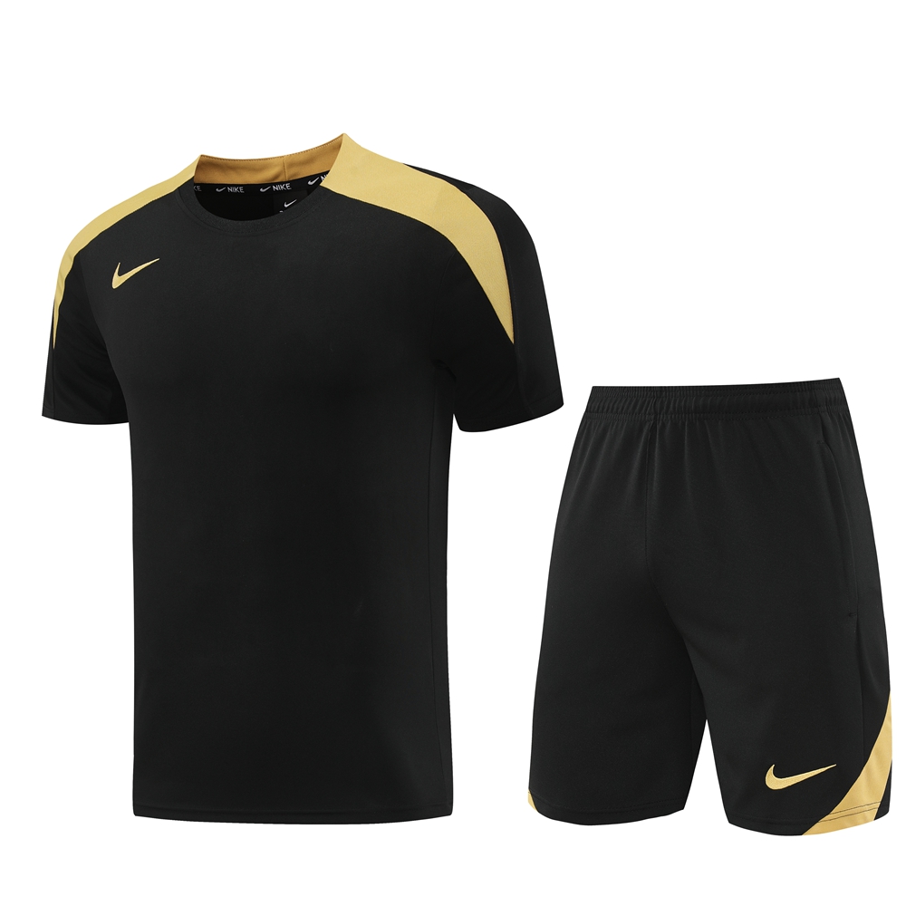 Nike Short Sleeve Training Jersey Set-ND05- Black/Yellow