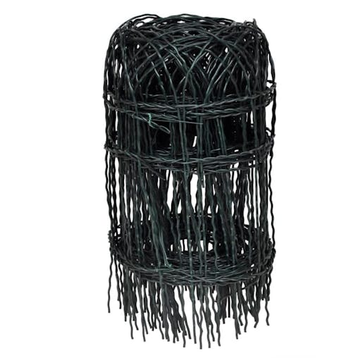 NNEVL Garden Border Fence Powder-coated Iron 10x0.4 m