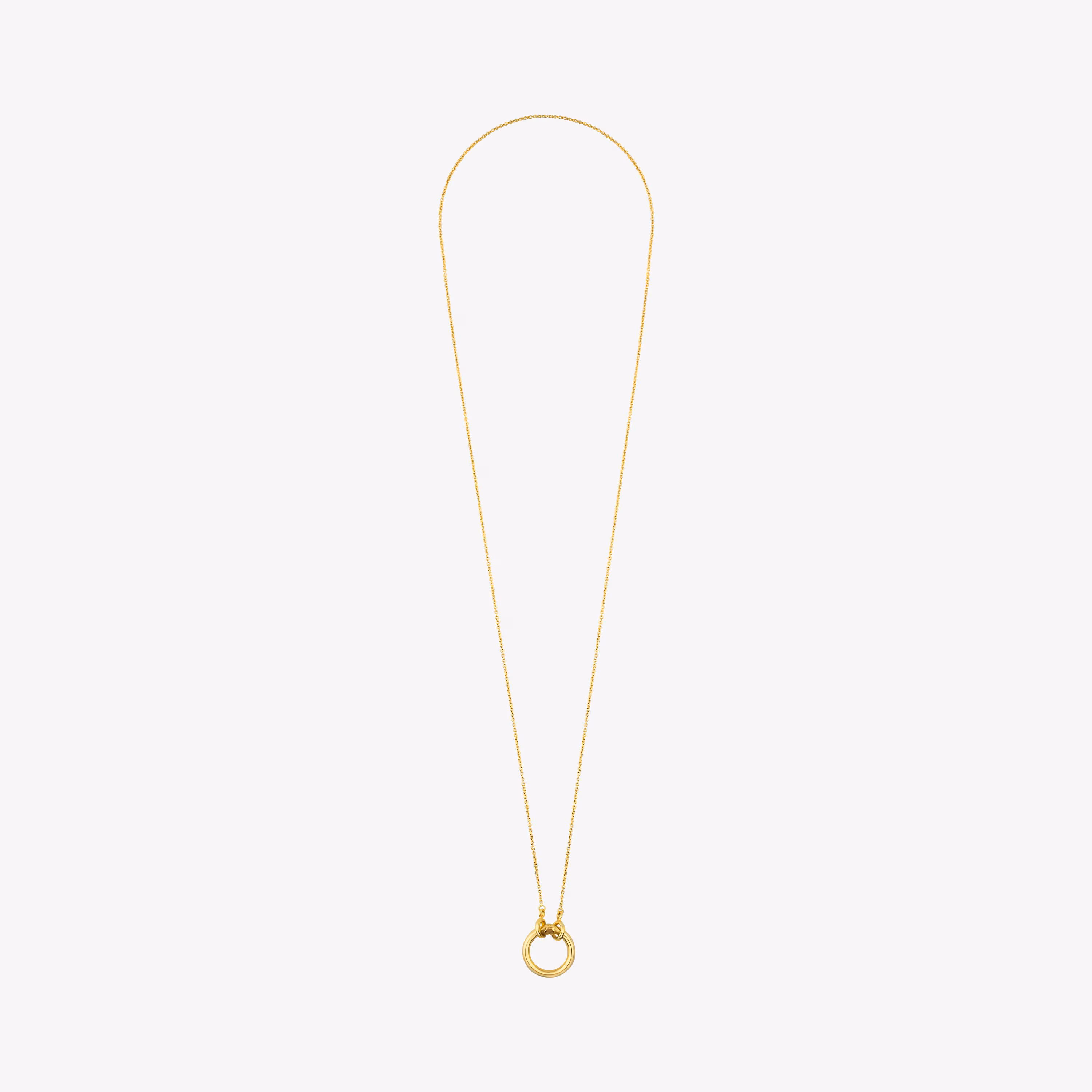Collar de oro amarillo 18kt Hold