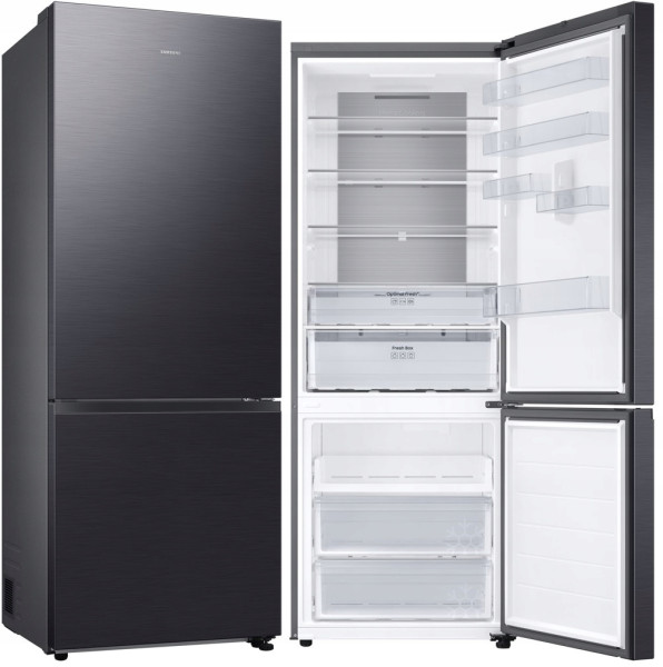 Lodówka Combi MAX Samsung RB53DG703DB1 538l NoFrost 76cm XXL Grafitowa stal