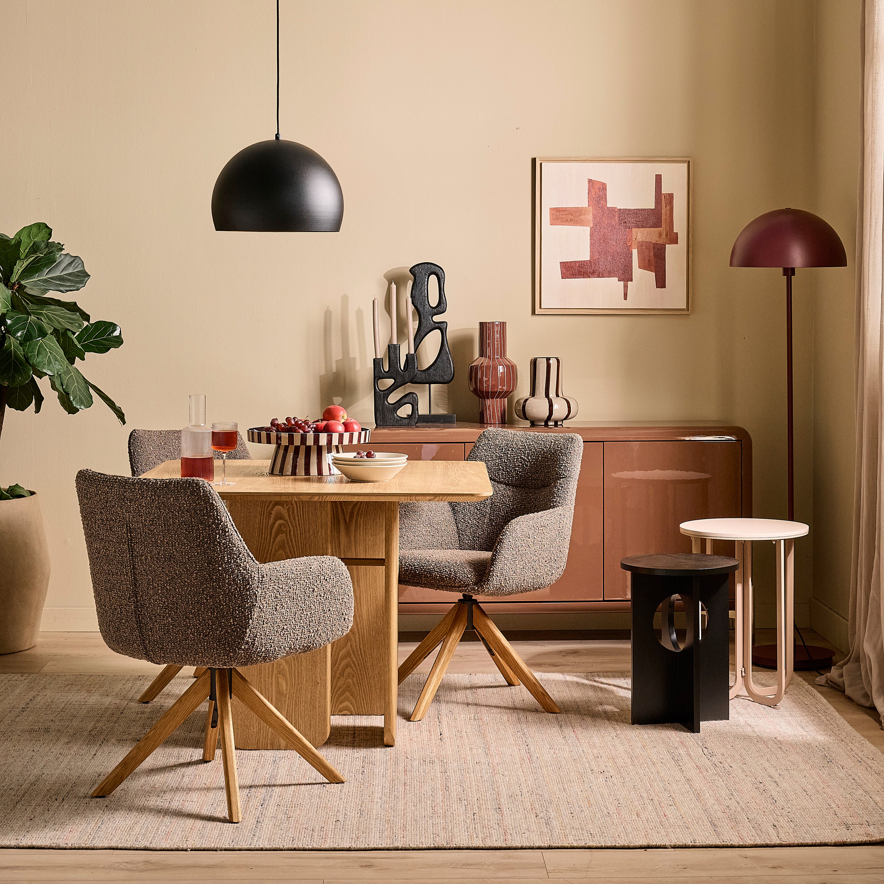 by fonQ Pry Bijzettafel - Zwart