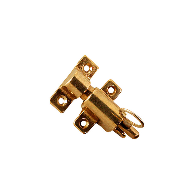 Loqueteau pour vasistas en laiton poli 55 x 45 mm TEKNIBOX