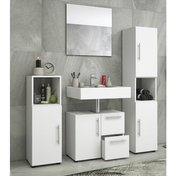 Badmöbel-Set »Flandu«, 4 teilig, modern, mit Spiegel