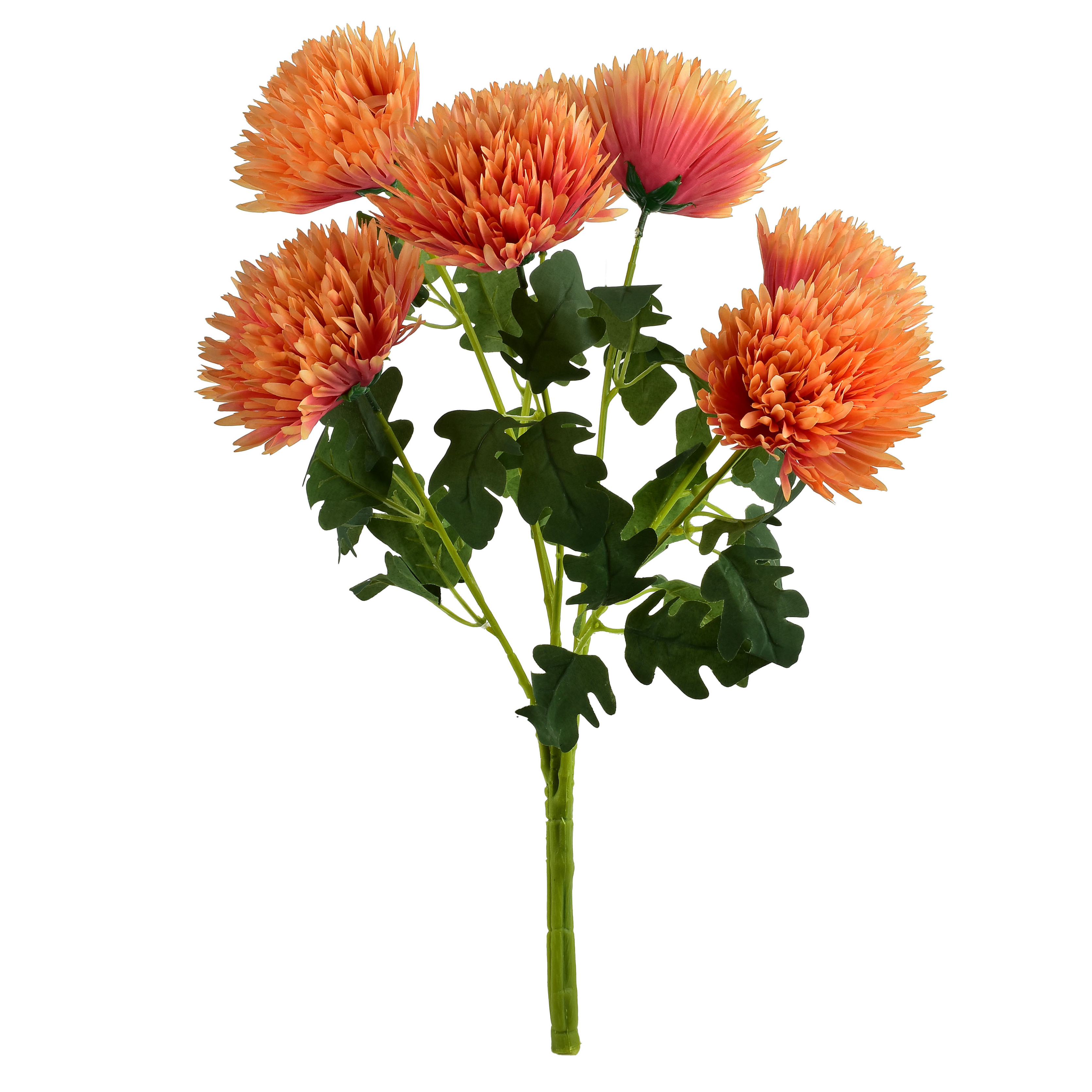 VIRIDIS Kwiat sztuczny Bukiet 7 Chryzantem h57cm