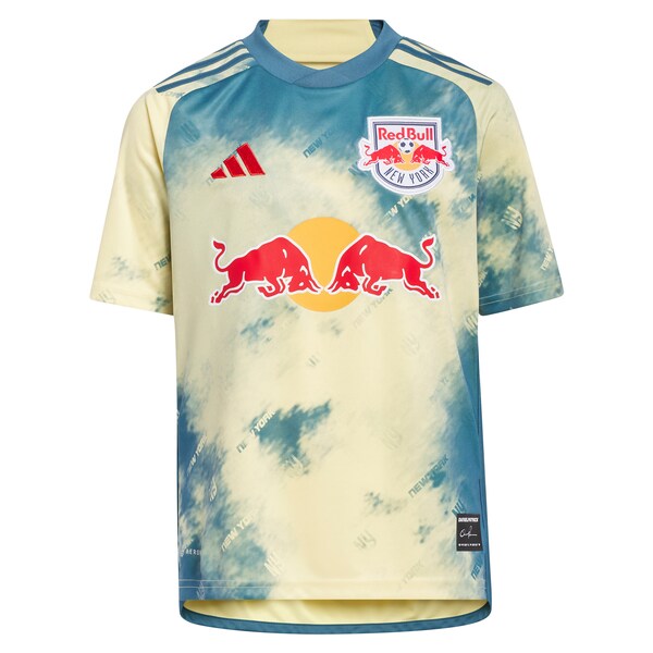 New York Red Bulls adidas Youth 2024 Daniel Patrick Kit Replica Custom Jersey - Yellow