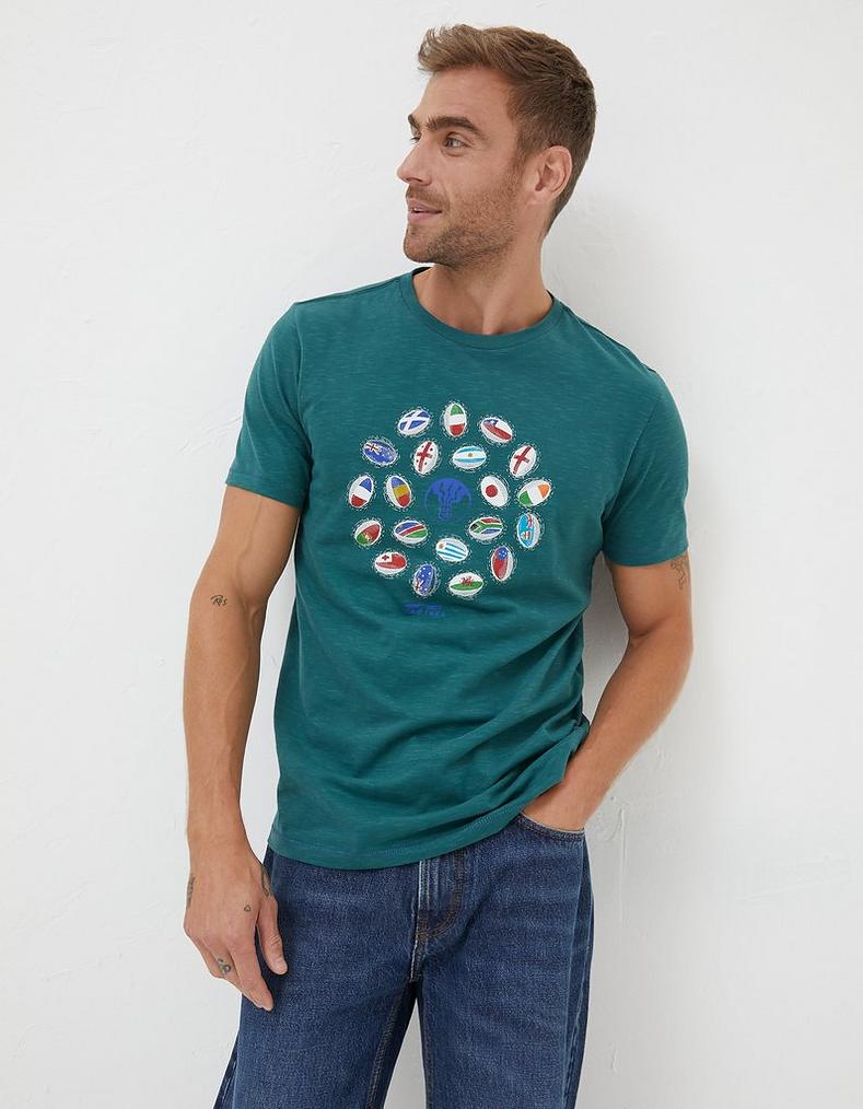 Rugby Ball Flags T-Shirt