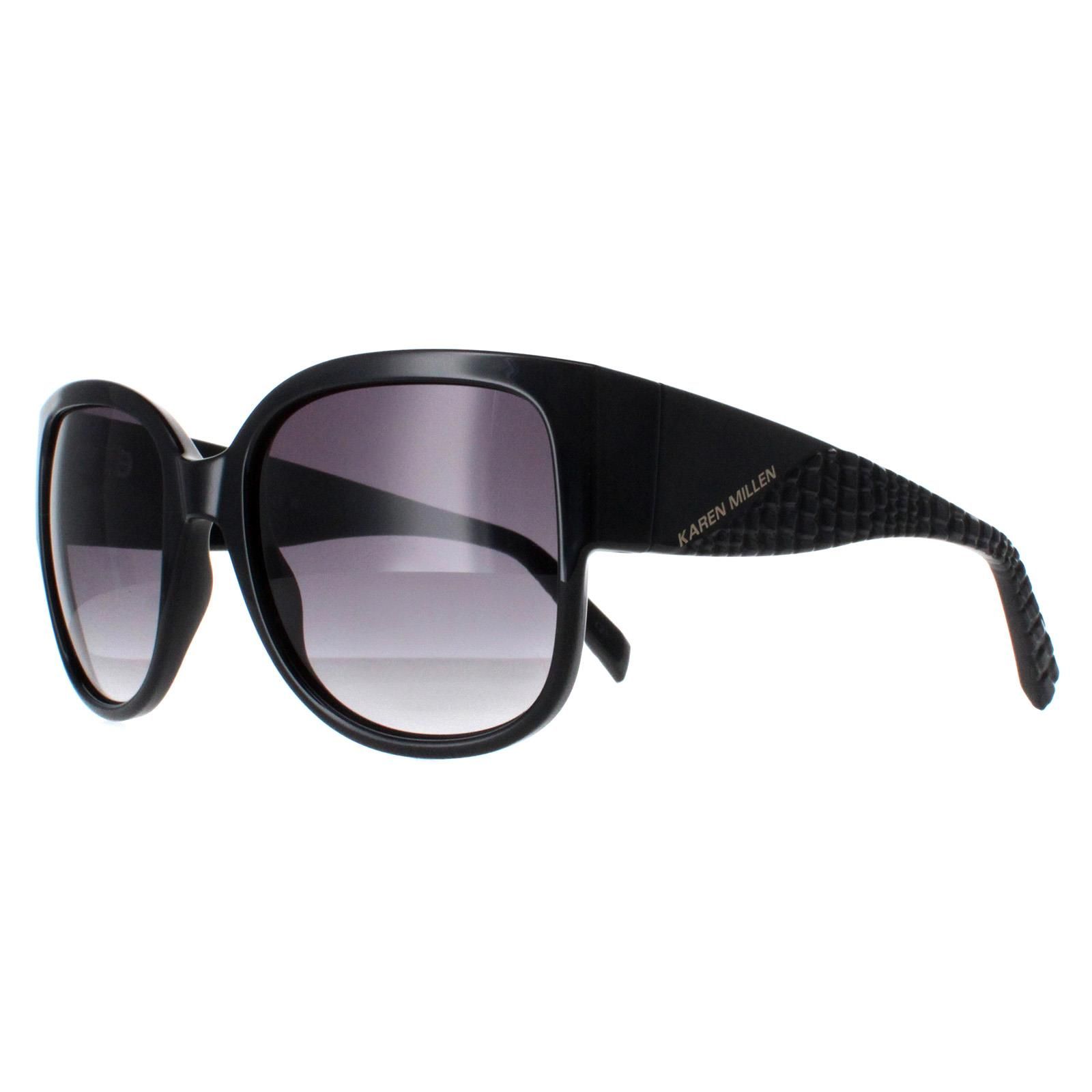 Karen Millen Square Black Dark Grey Gradient KM5050