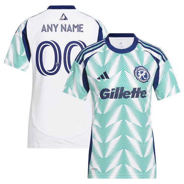 New England Revolution adidas Women's 2025 Eastern White Pine x Flag of New England Replica Custom Jersey - White