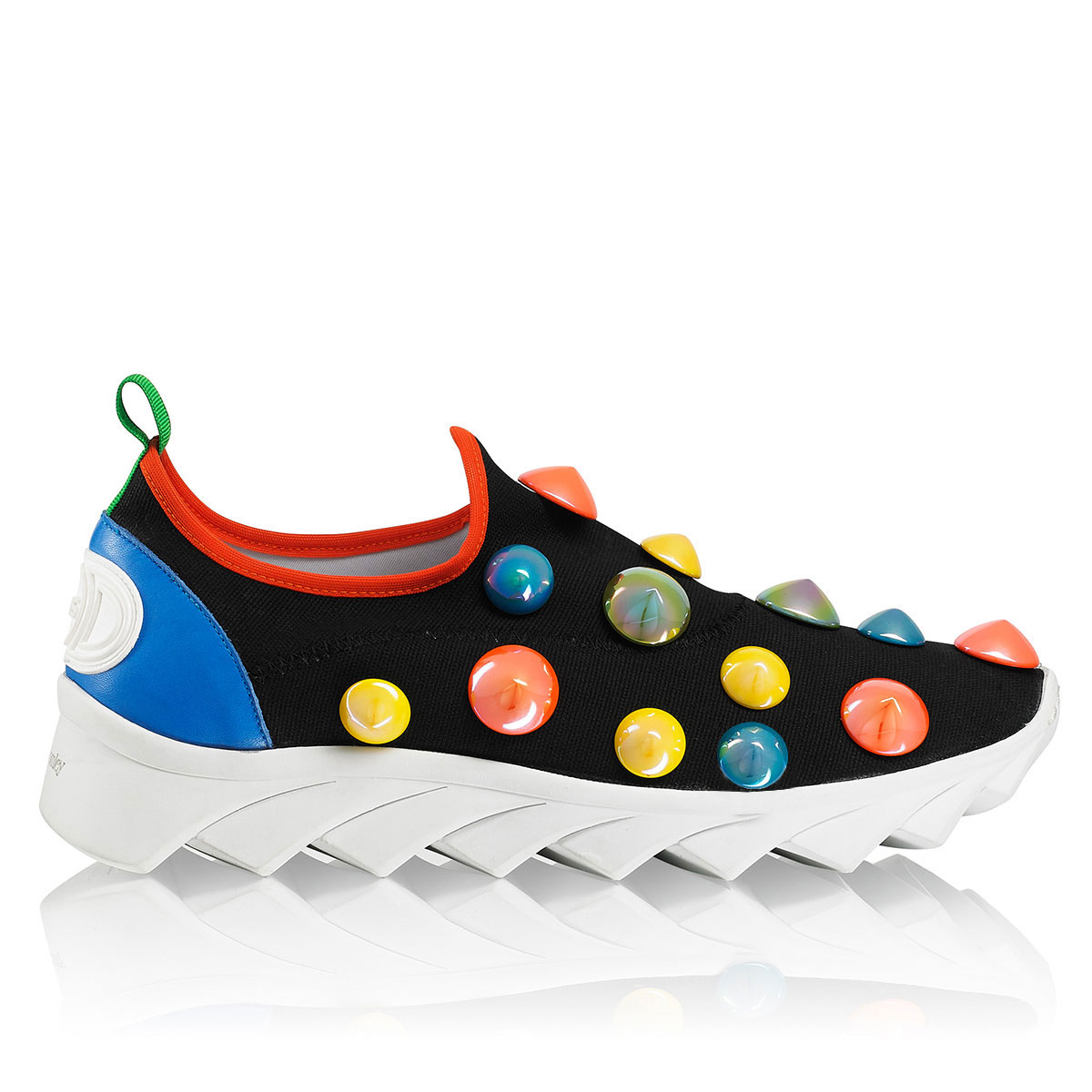 Russell & Bromley CHROMATIC Studded Stretch Sneaker