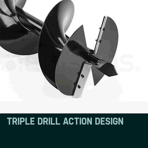 NNEMB Post Hole Digger 88CC Posthole Earth Auger Fence Borer Petrol Drill Bit