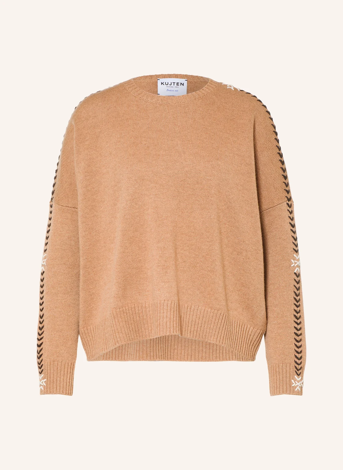 KUJTEN Cashmere-Pullover AMEA SNOW