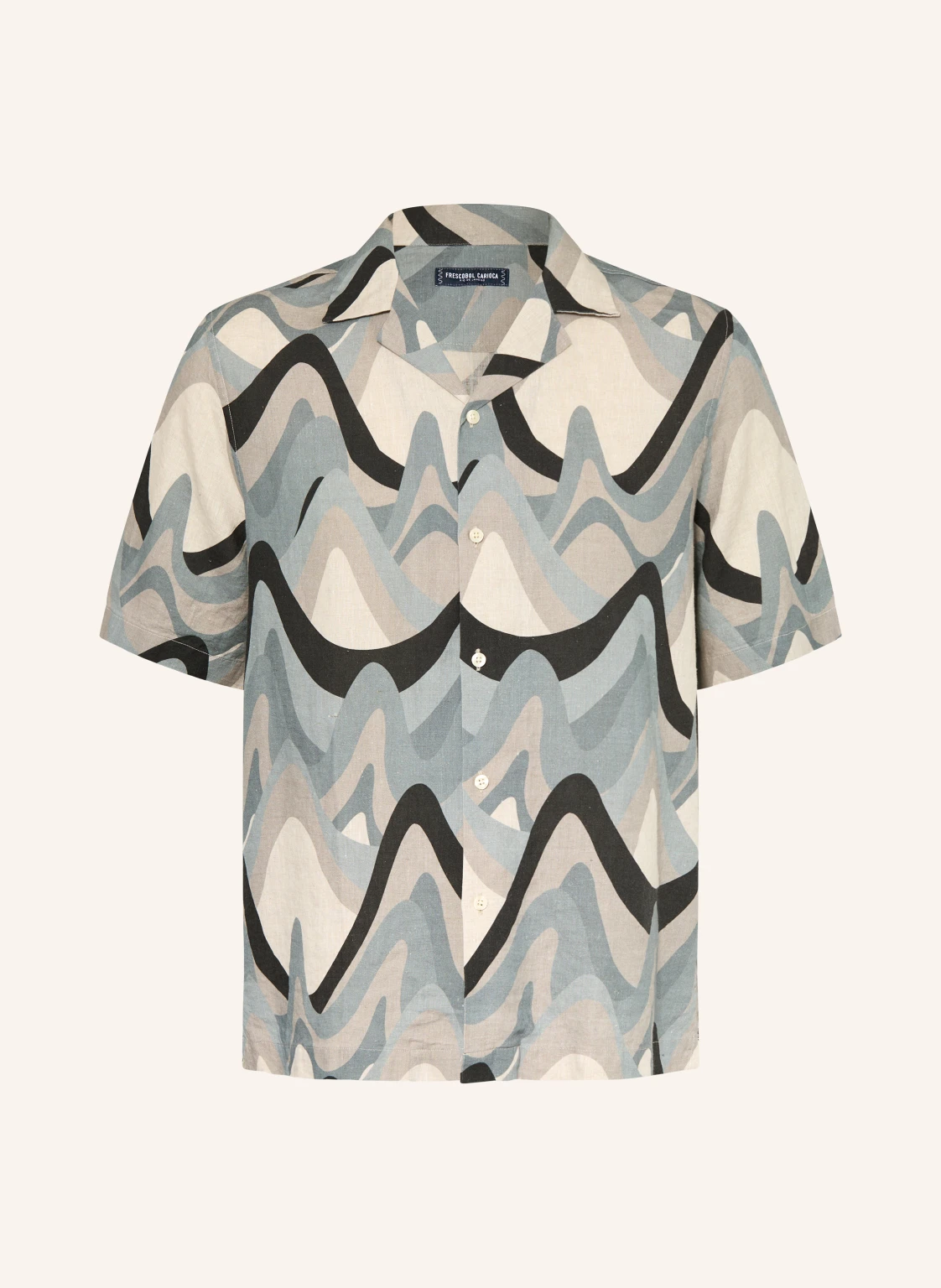 FRESCOBOL CARIOCA Resorthemd ROBERTO Relaxed Fit aus Leinen