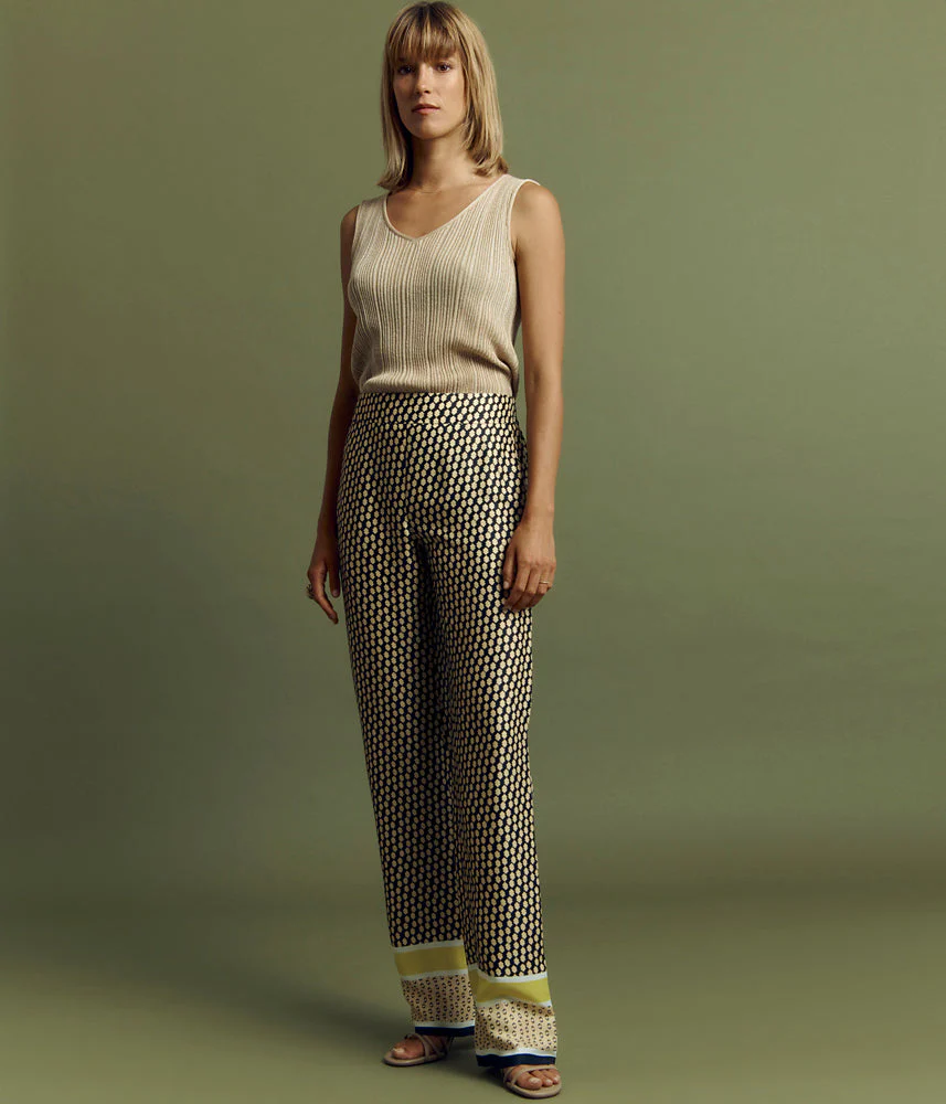 Pantalon fluide imprimé PALOMA/85012/531