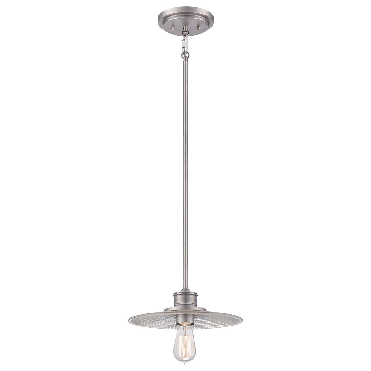 Lampa wisząca antyczny nikiel Admiral 1xE27x60W Quoizel