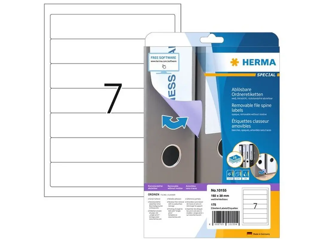 Etiketten 25er-Set 10155
