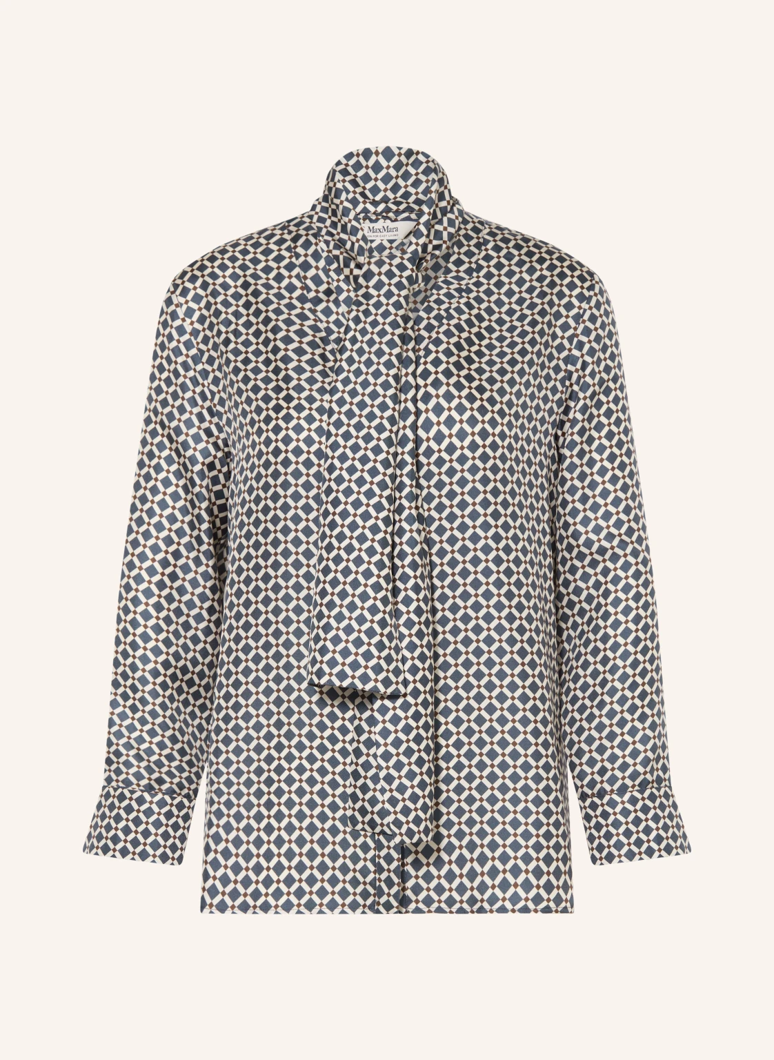 S Max Mara Seidenbluse VITTORIA mit abnehmbarer Schluppe