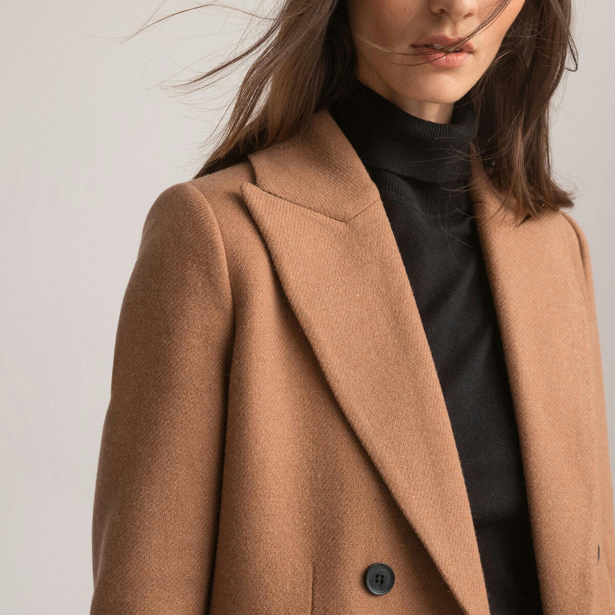 Manteau pardessus long fabriqué en Europe