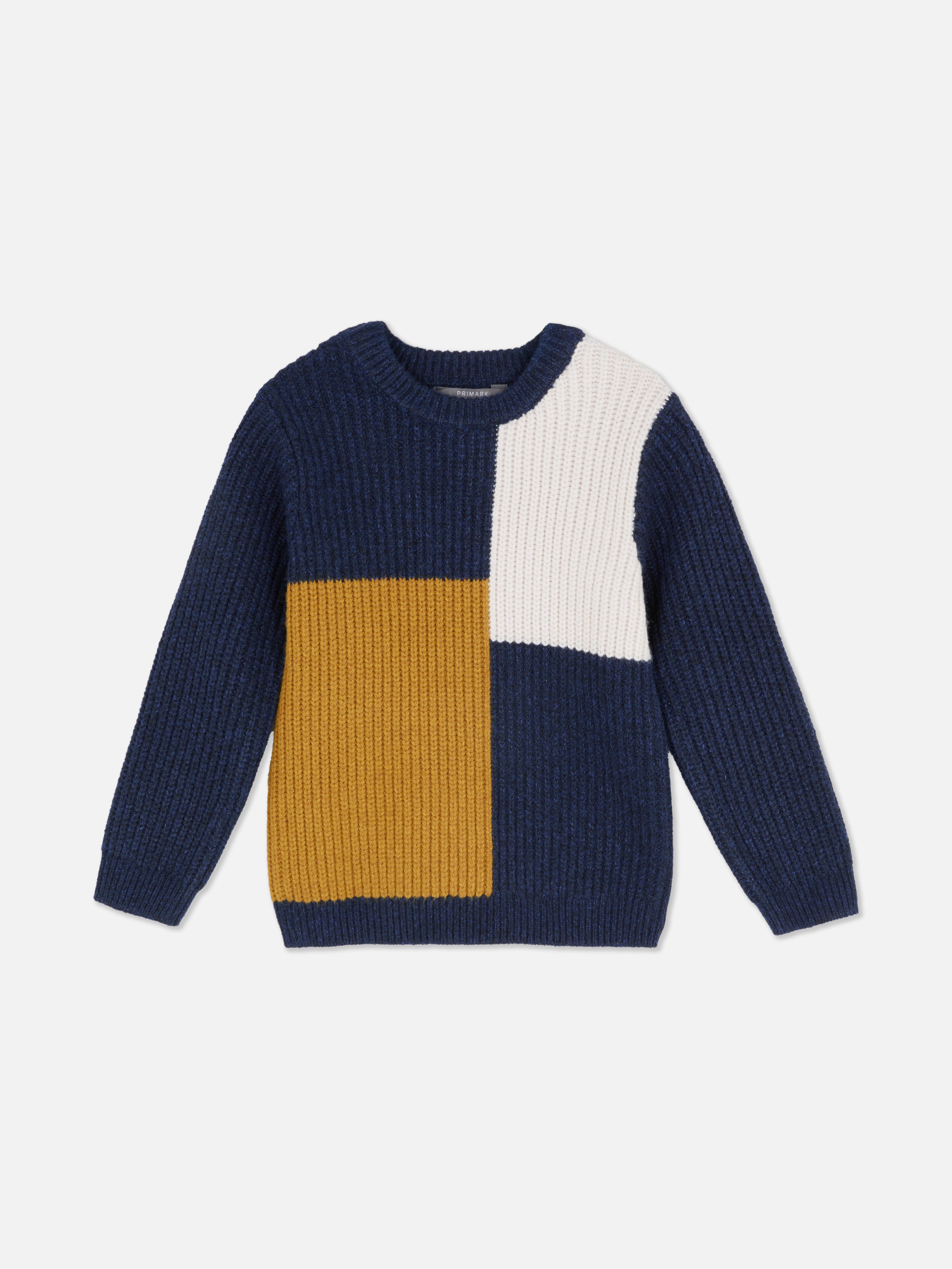 1.5-8yrs | Color Block Sweater
