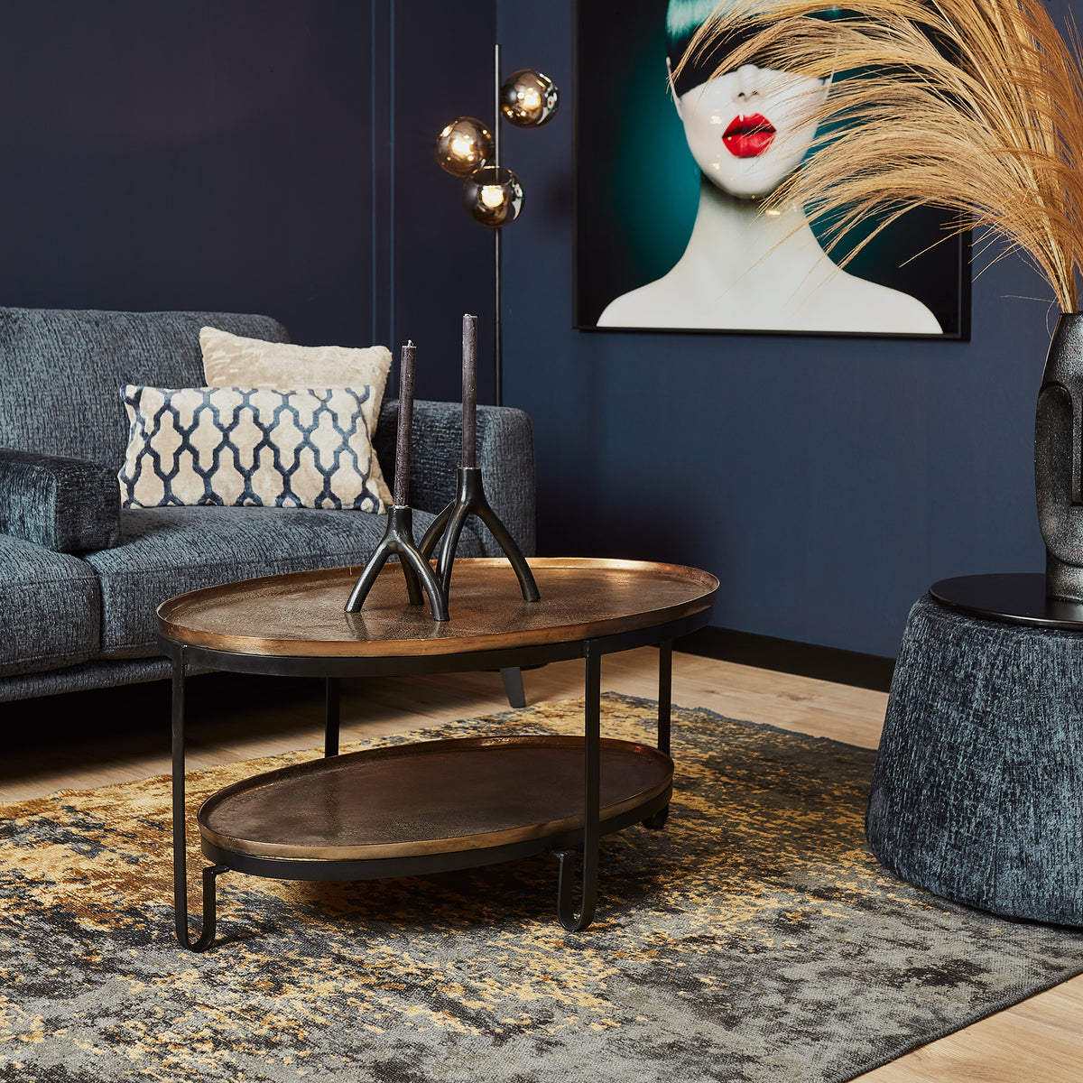 Starfurn salontafel Kate - brons - 98x60x45cm