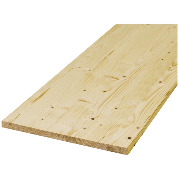 Leimholzplatte, Fichtenholz, BxHxL: 30 x 1,8 x 60 cm