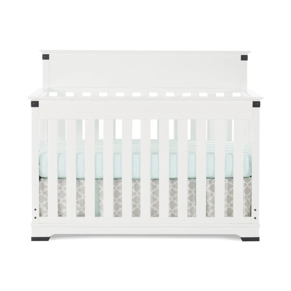 Child Craft Redmond 4-in-1 Matte White Wood Convertible Crib