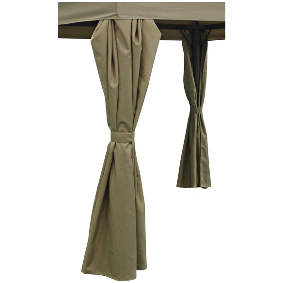 Seitenteile, Breite: 300 cm, Polyester, hellbraun