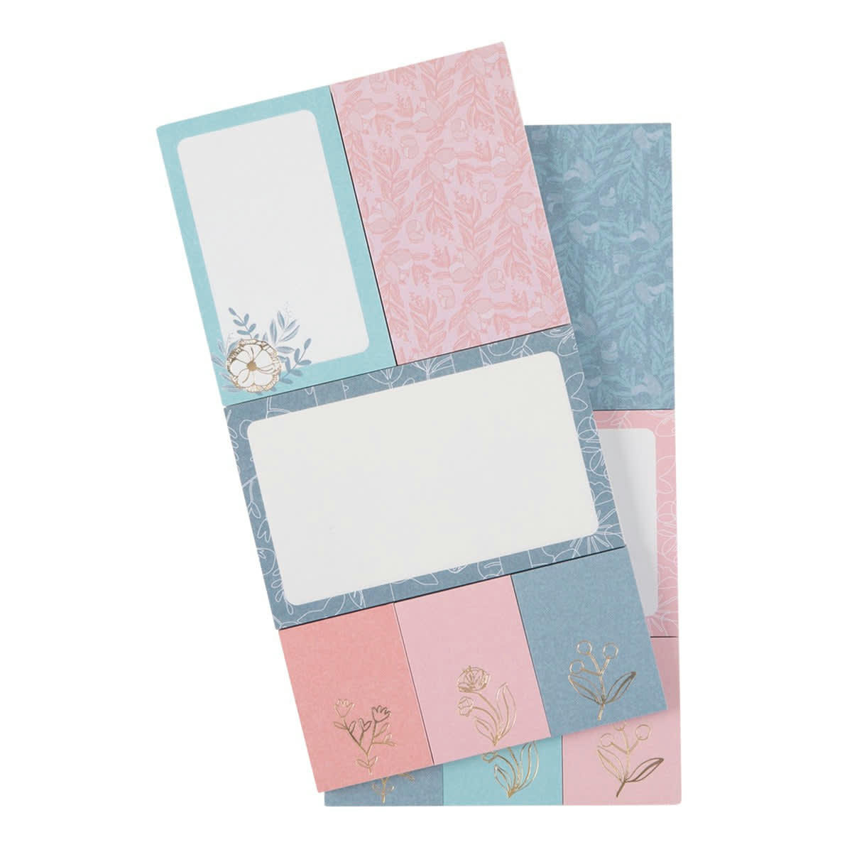 - 12 Blocs De Sticky Notes - Pastel, Floral