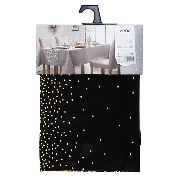 Nappe de noël colorama de noël motif petits points 140x360cm - feeric lights &christmas