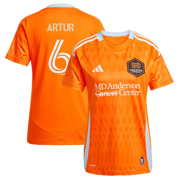 Artur Houston Dynamo FC adidas Women's 2025 Season 20 Replica Player Jersey - Orange
