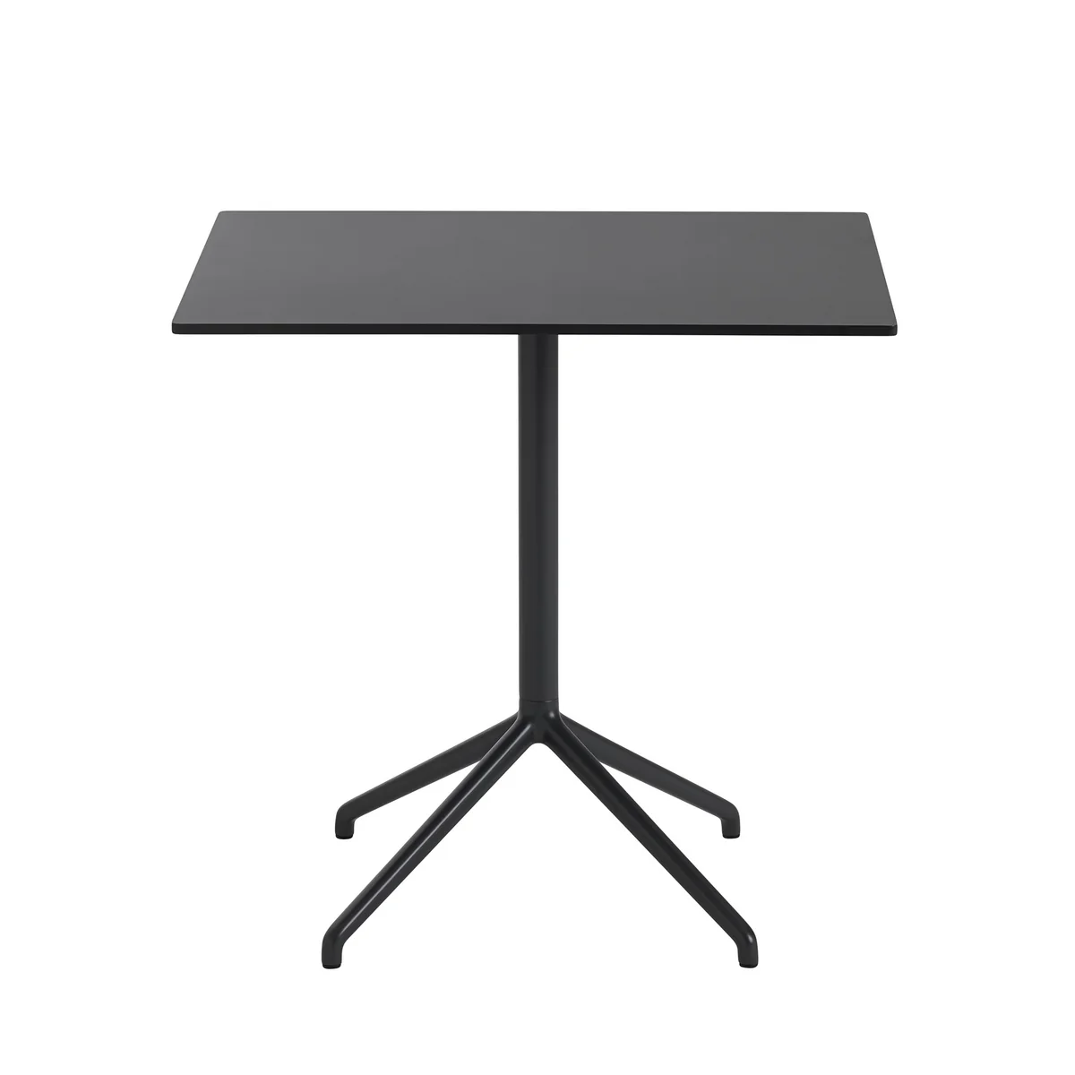 Muuto - Still Café Tisch H 73 cm, 75 x 65 cm, schwarz