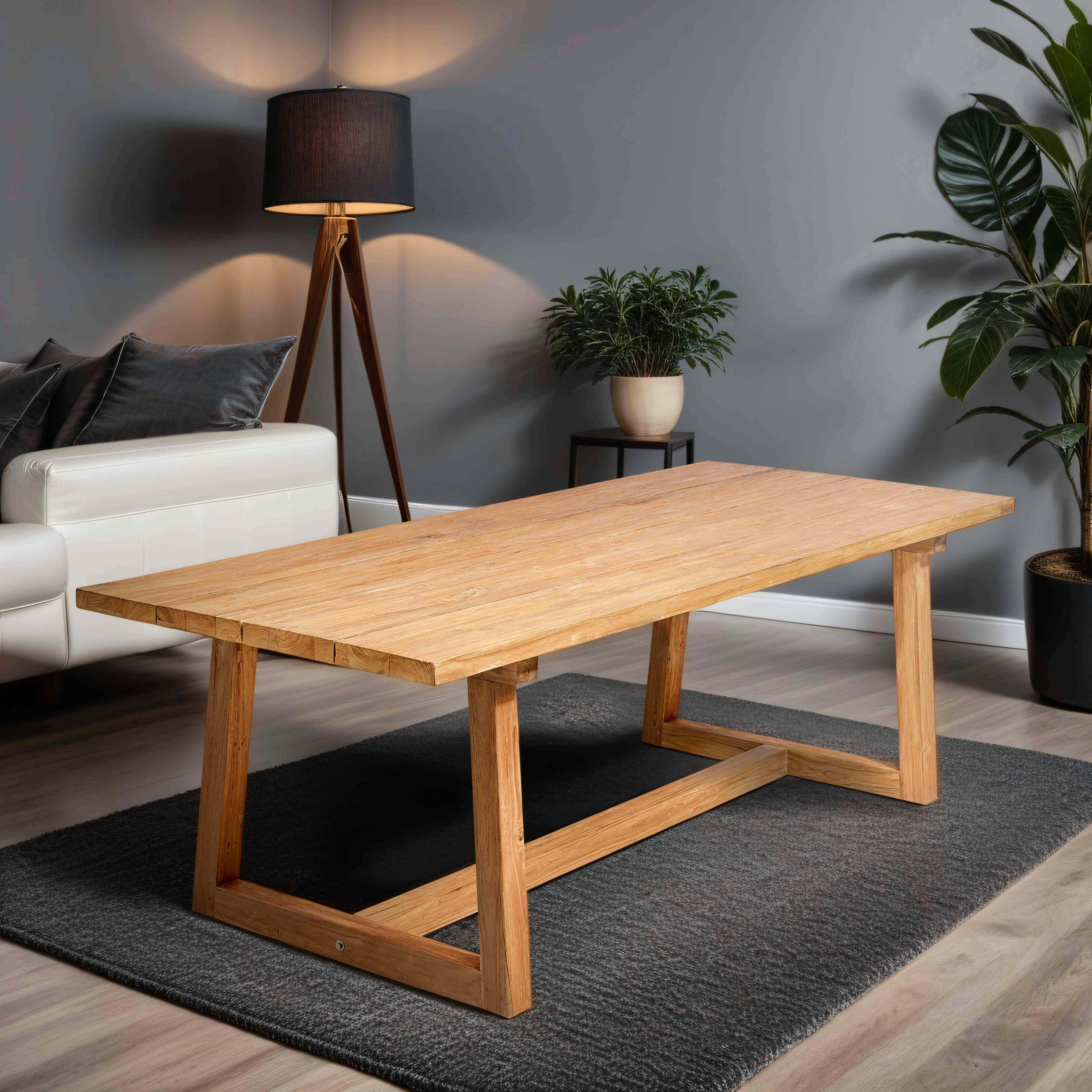 GRANJ - Table en teck massif recyclé 240 cm